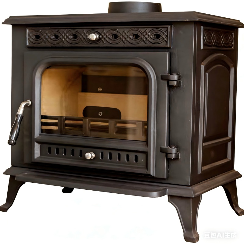 Ecodesigned CE Cast Iron Mulifuel Stove 9.8 KW JA031