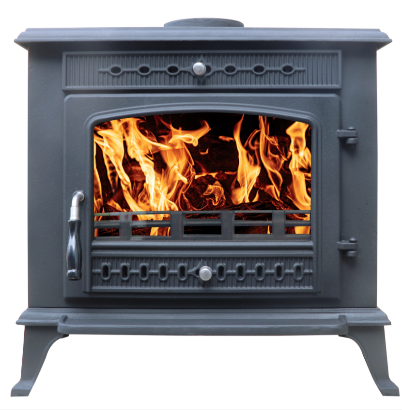 Ecodesigned CE Cast Iron Mulifuel Stove 9.8 KW JA102