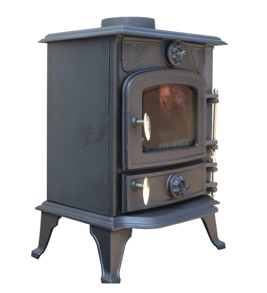 Ecodesigned CE Cast Iron Mulifuel Stove 5.0 KW JA013