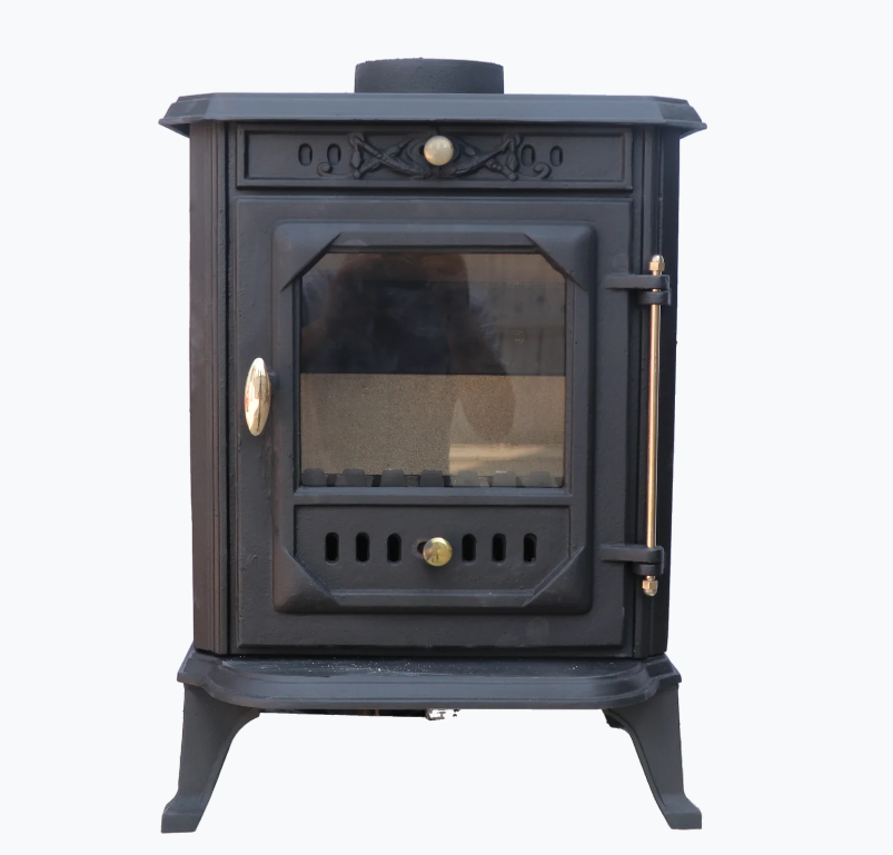 Ecodesigned CE Cast Iron Mulifuel Stove 7.0 KW JA001