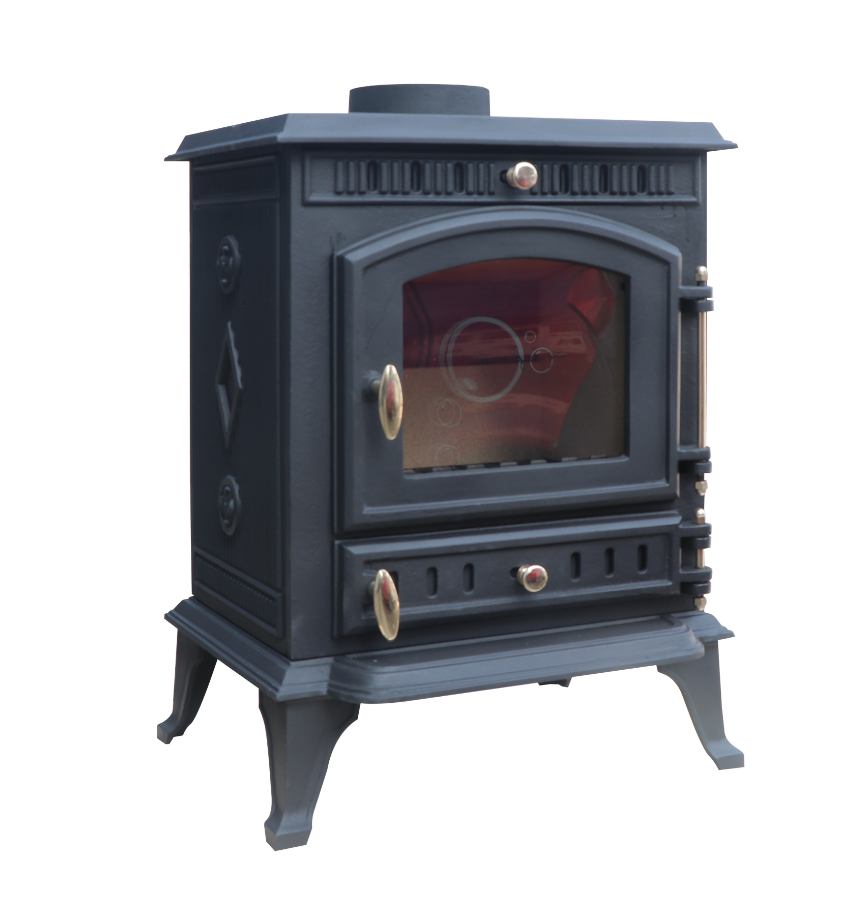 Ecodesigned CE Cast Iron Mulifuel Stove 7.0KW JA010