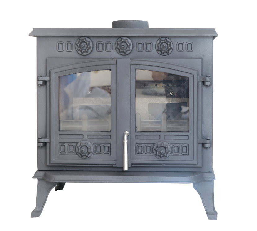 Ecodesigned CE Cast Iron Mulifuel Stove 9.8 KW JA006